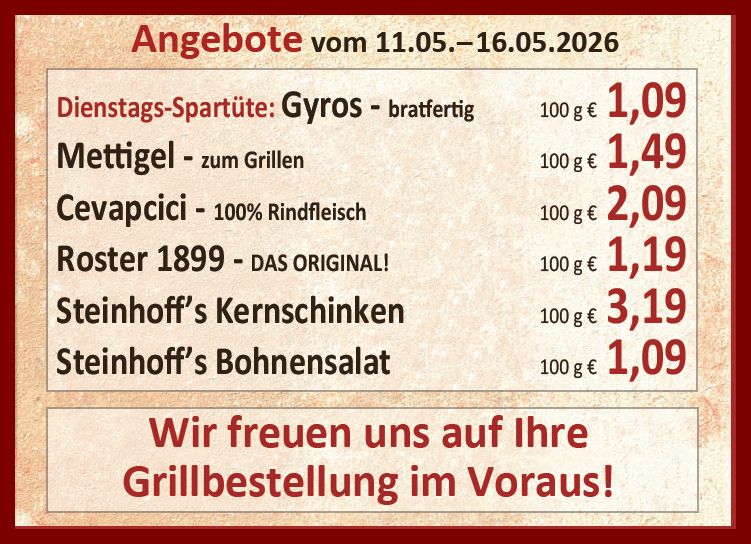 Unsere aktuellen Angebote in dieser Woche