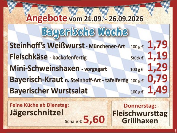 Unsere aktuellen Angebote in dieser Woche